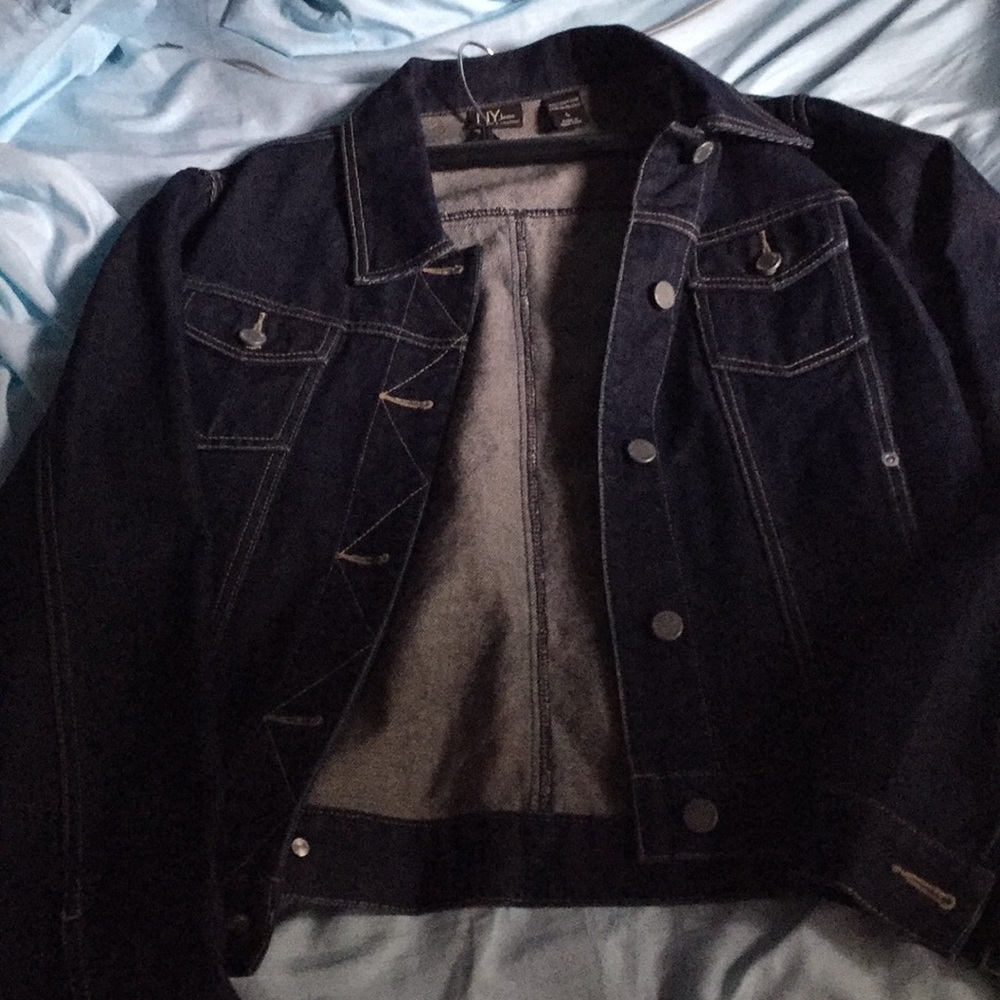 Dark blue denim jacket